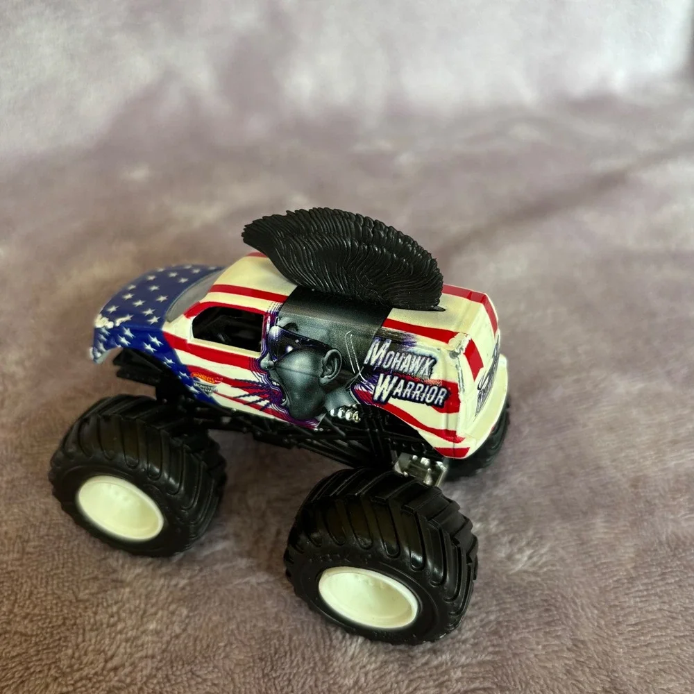 Hot Wheels Monster Jam Mohawk Warrior American Flag Diecast Truck 1:64